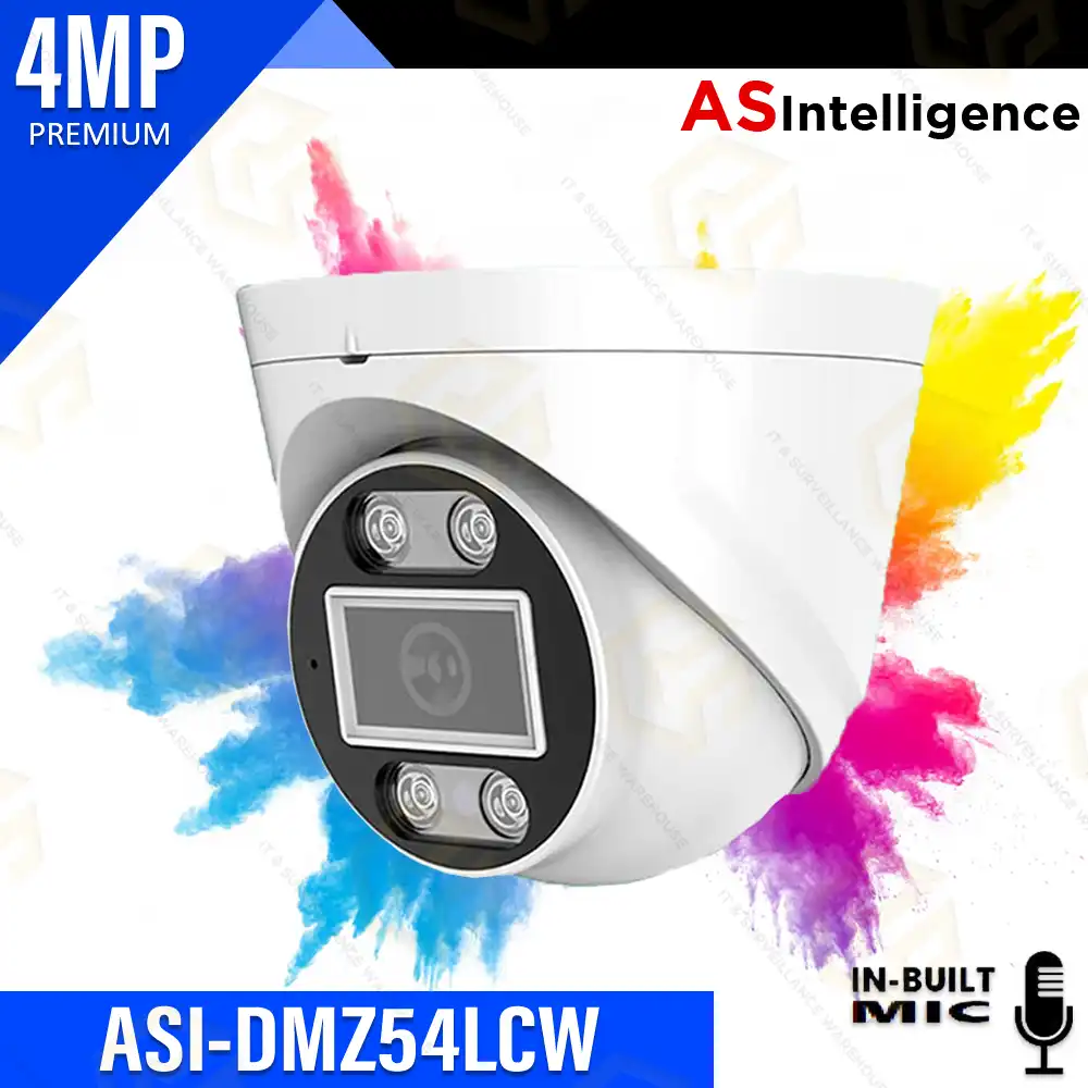 AS INTELLIGENCE PREMIUM DOME IP 4MP CAMERA DMZ54L2CW