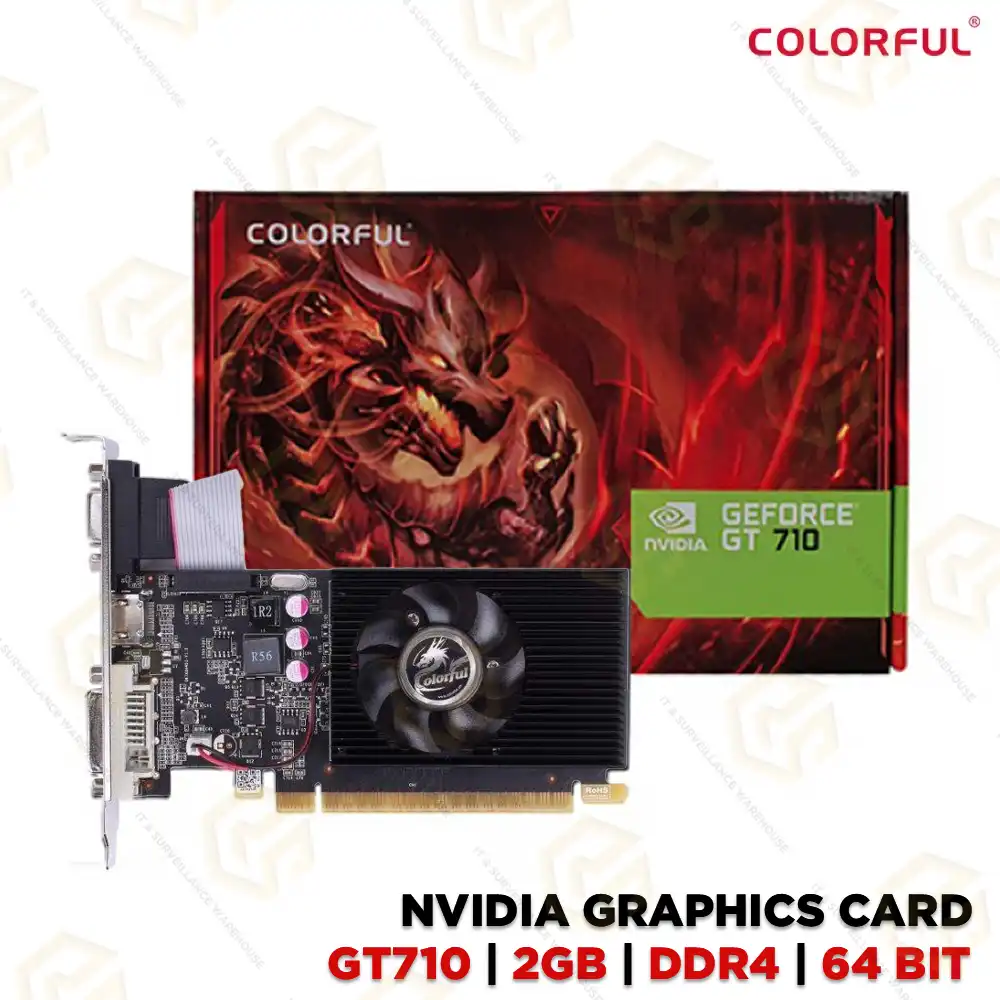 COLORFUL GT710 2GB DDR3 DISPLAY CARD (3YEAR)