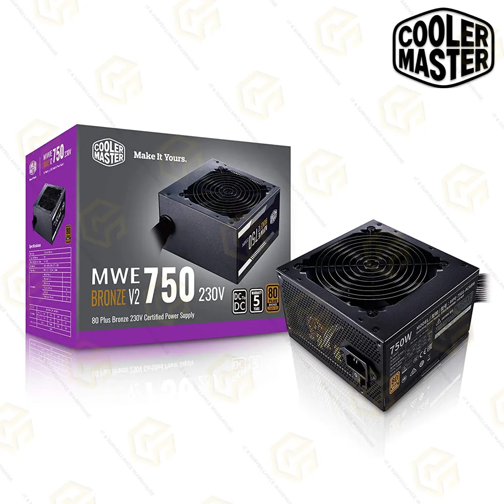 COOLER MASTER MWE 750 V3 80 PLUS BRONZE SMPS