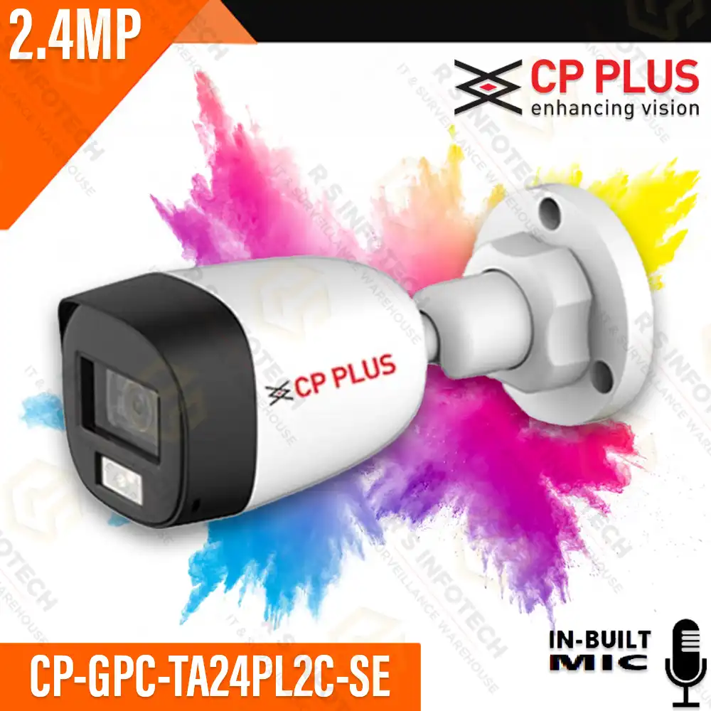CP PLUS CP-GPC-TA24PL2C-SE HD BULLET COLOR+MIC