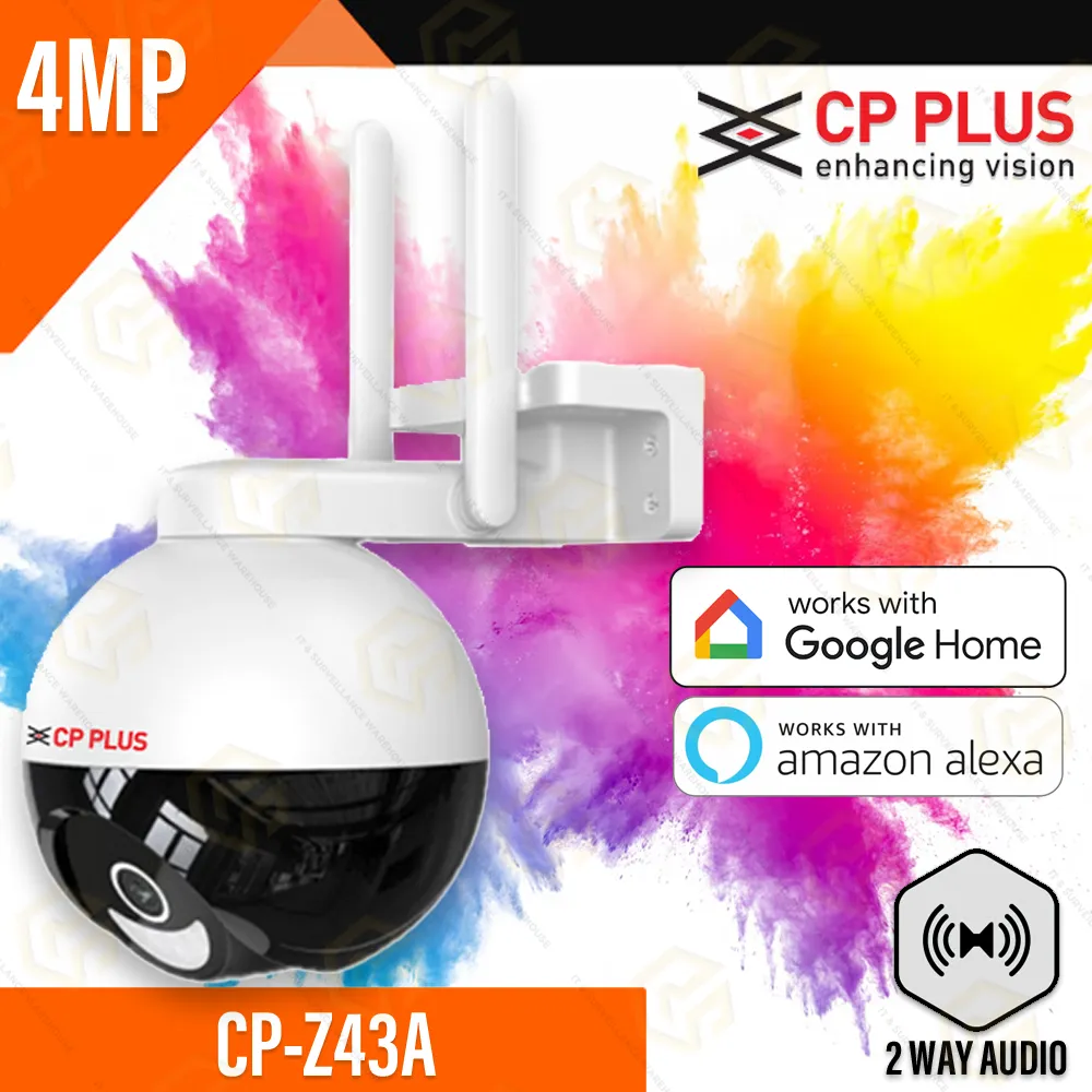 CP PLUS 4MP OUTDOOR WIFI CAMERA CP-Z43A (2YEAR)