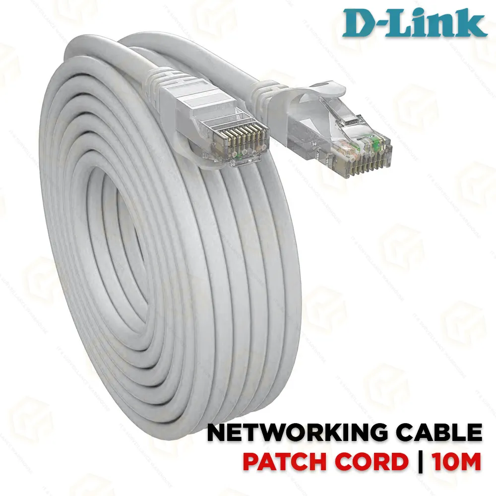 D-LINK CAT.6 PATCH CORD 10MTR