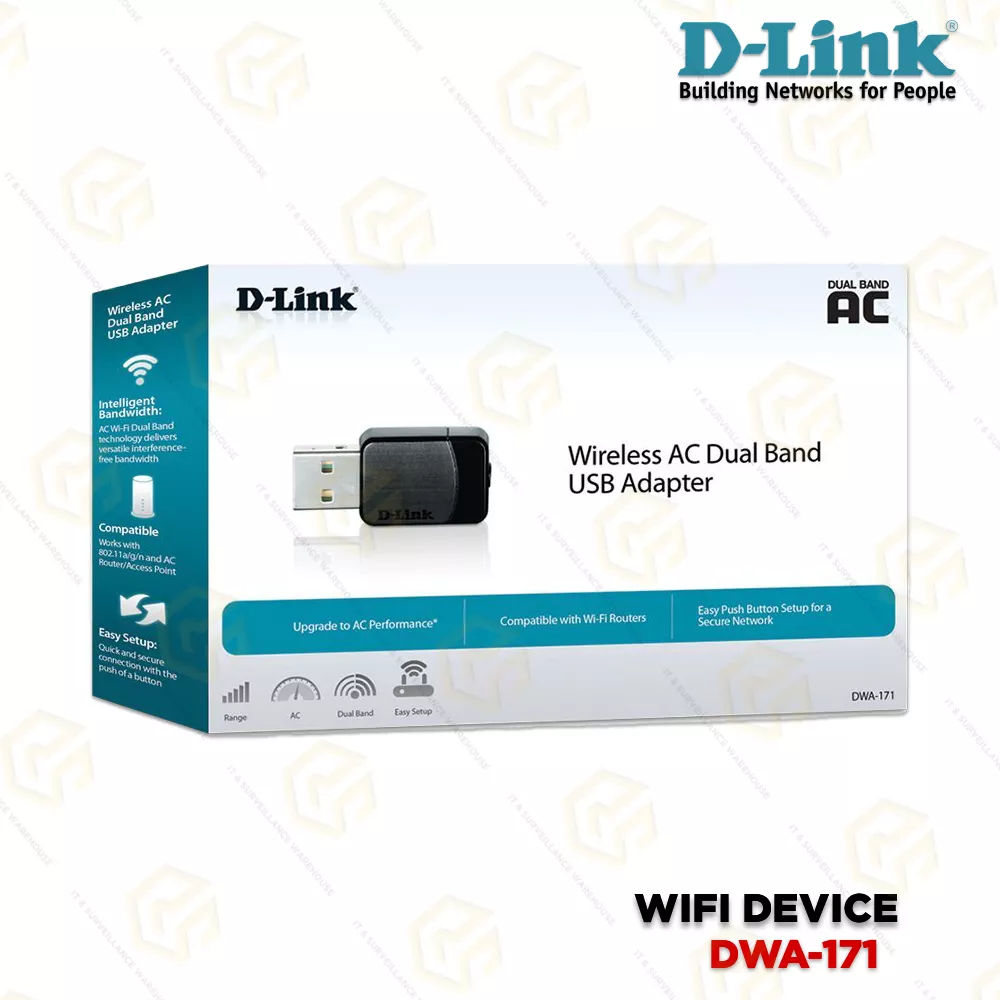 D-LINK DWA-171 DUAL BAND USB WIFI DEVICE 433MBPS