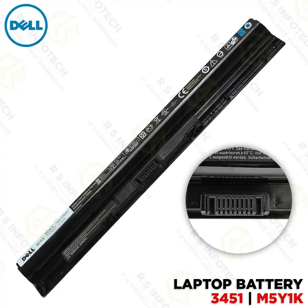 DELL ORIGINAL BATTERY 3451|3458|3558 & M5Y1K (1YEAR)