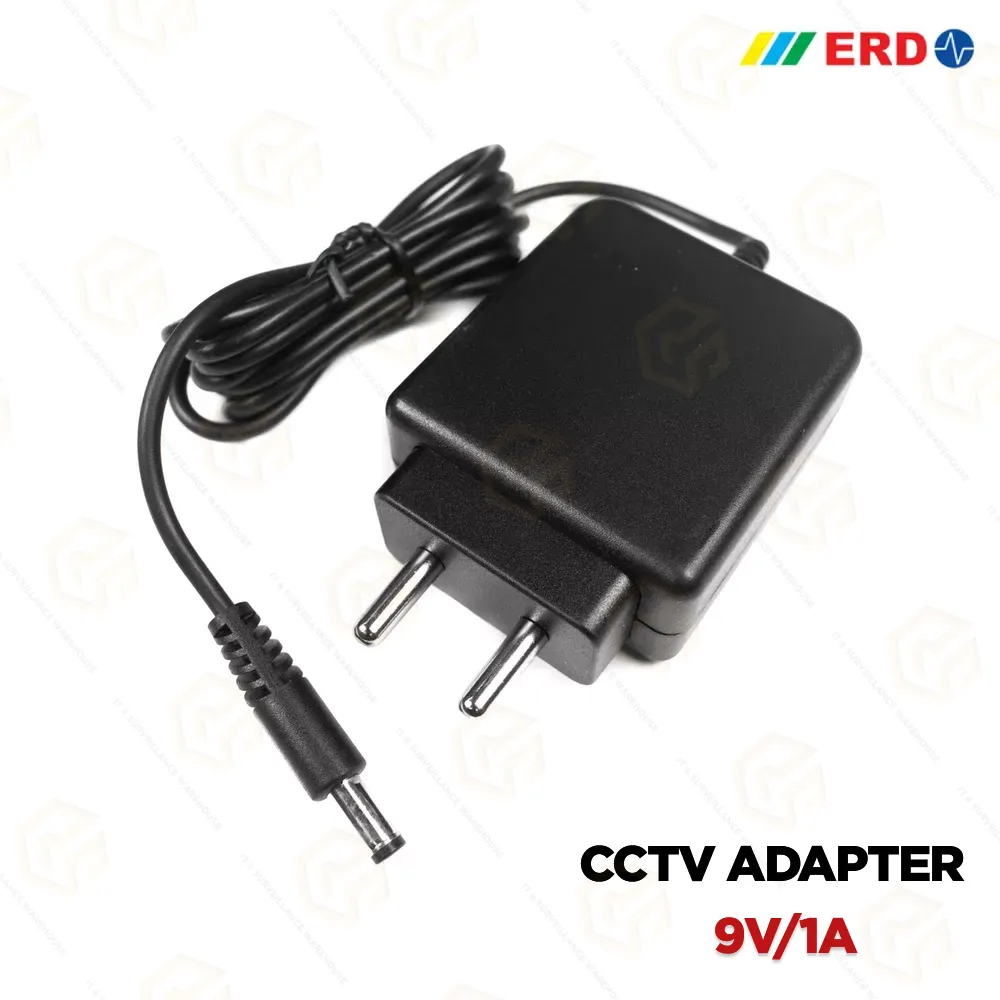 ERD PS-10/9V | 9V-1AMP ADAPTOR (2YEARS)