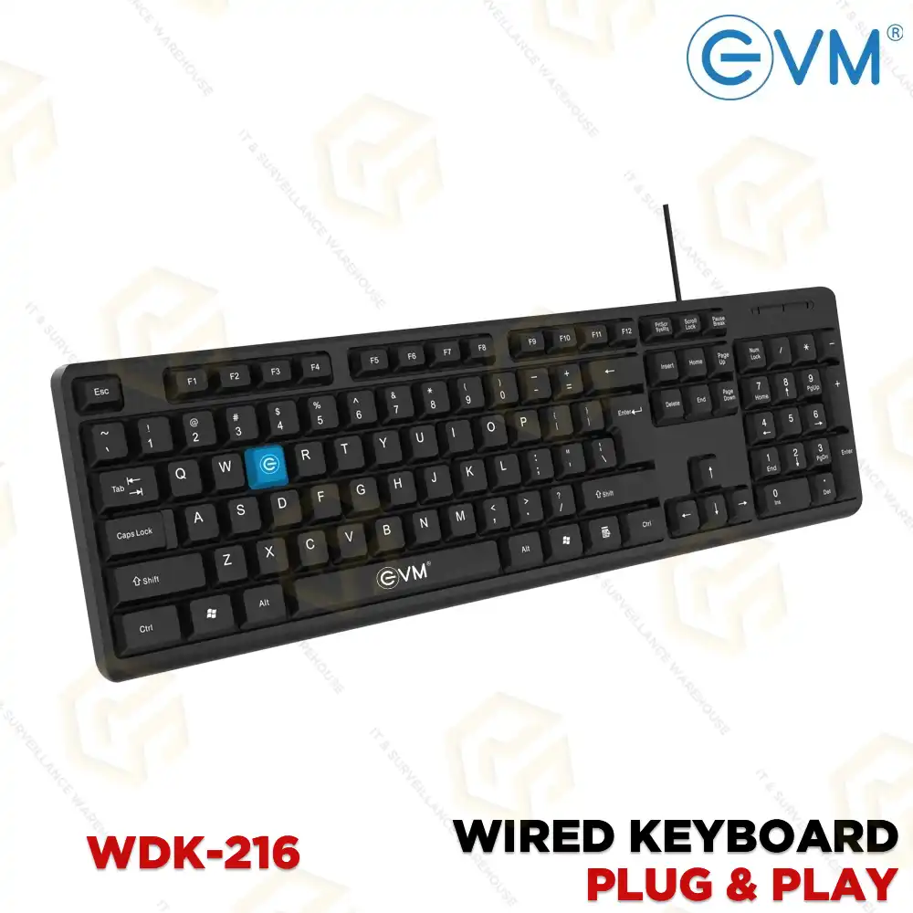 EVM WIRED KEYBOARD WDK -316 (1YEAR)