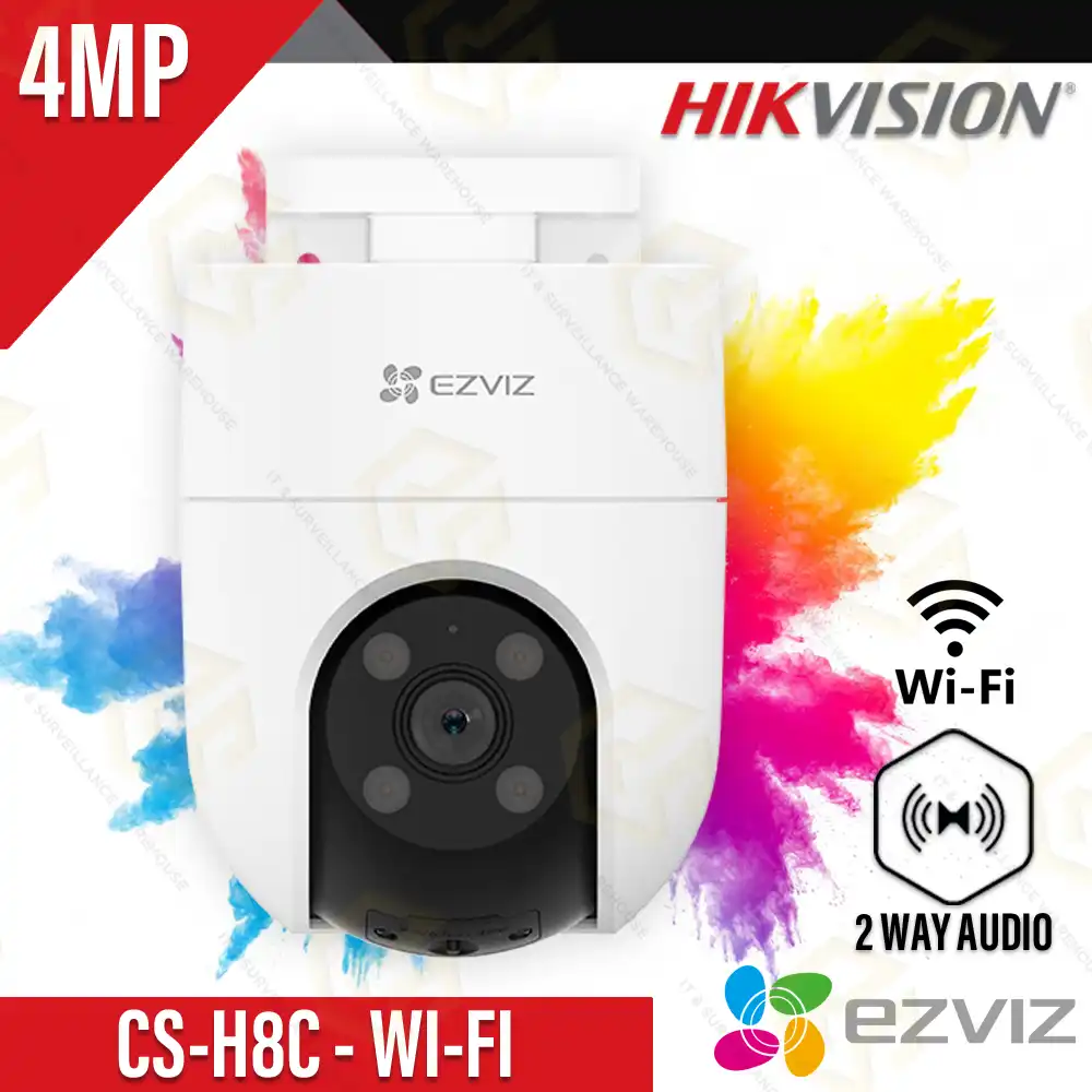 EZVIZ 2K 4MP H8C 360 DEGREE PAN TILT WIFI CAMERA