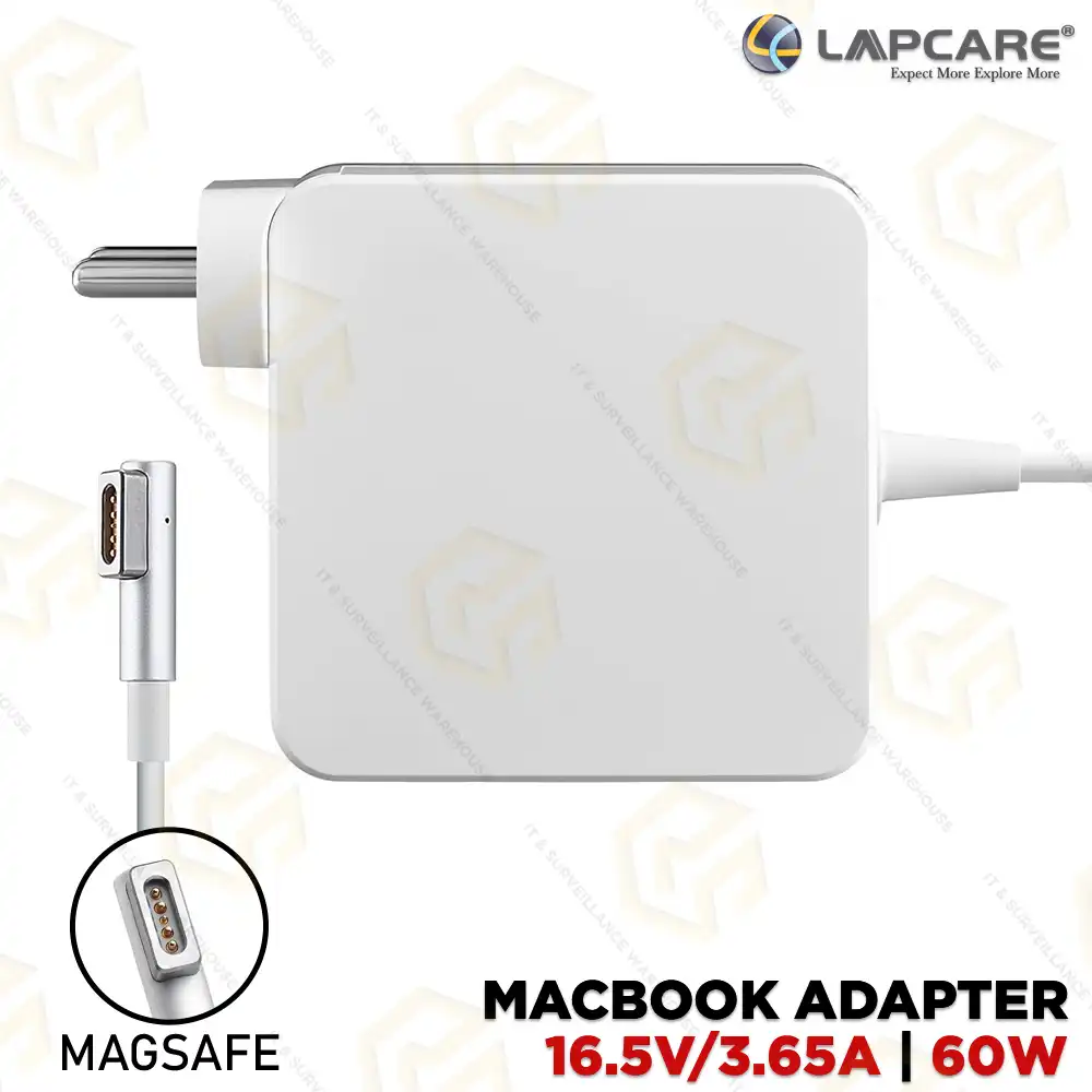 LAPCARE ADAPTOR FOR APPLE MS1 60WT 16.5V-3.65A