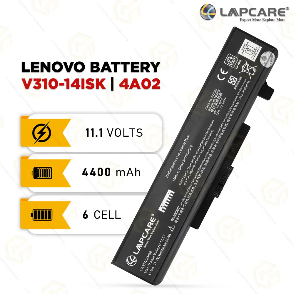LAPCARE BATTERY FOR LENOVO V310-14ISK 4A02