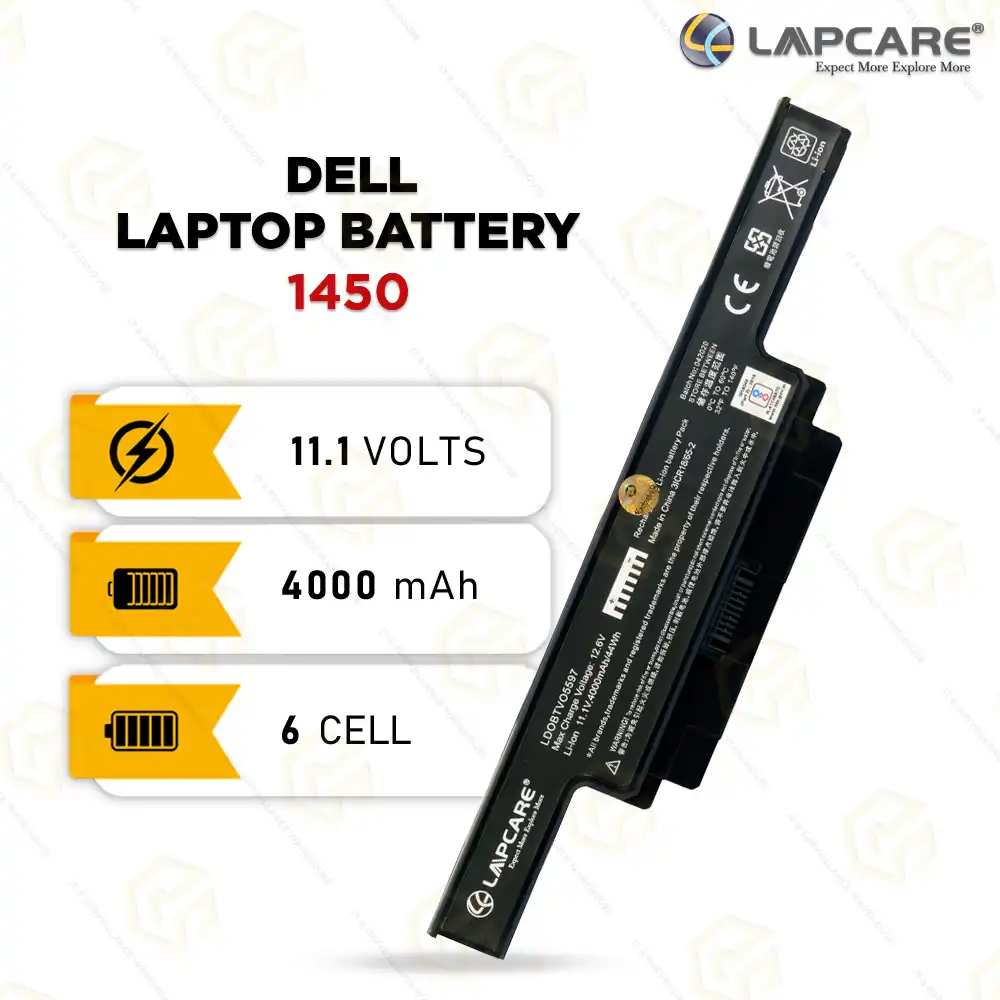LAPCARE BATTERY DELL 1450 6C