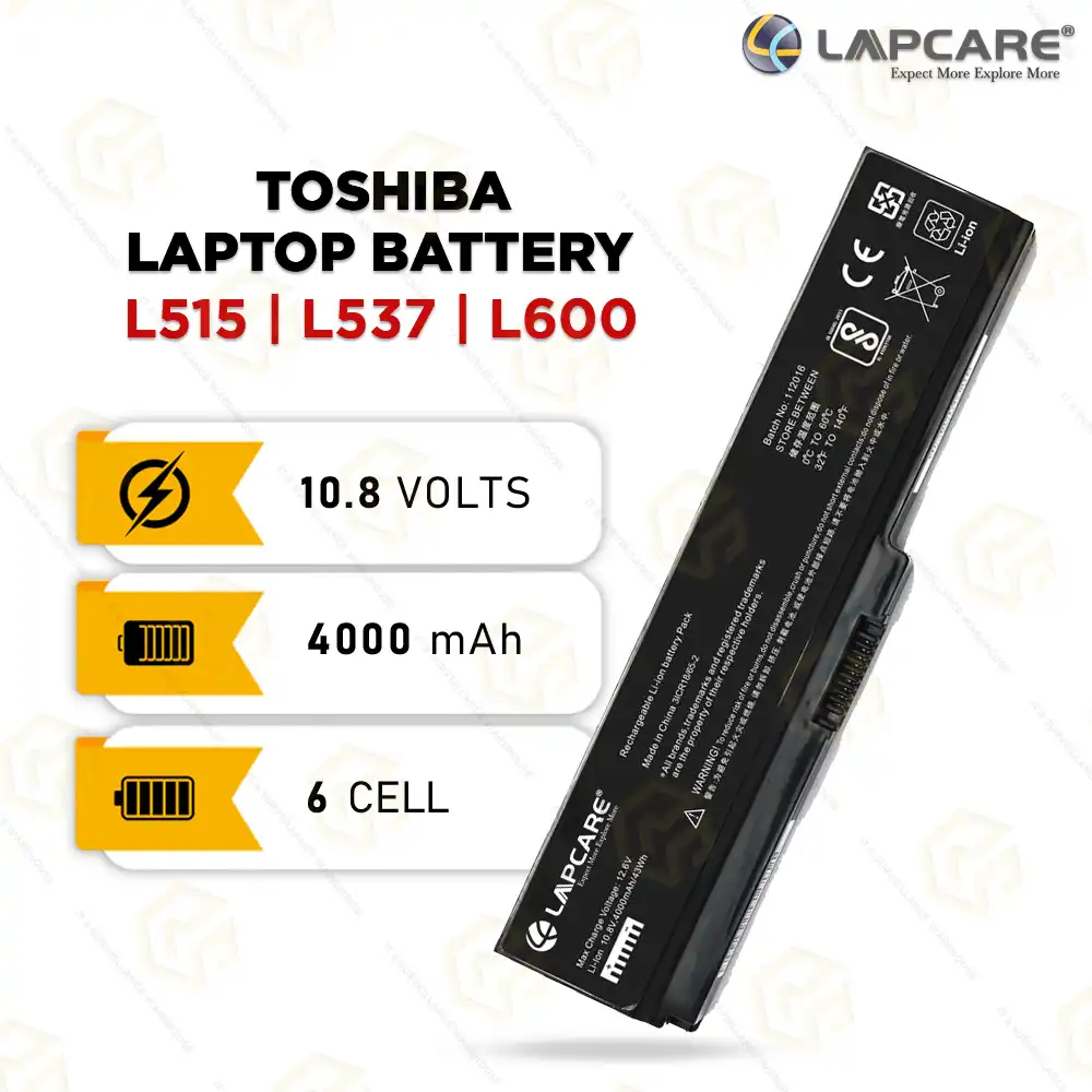 LAPCARE BATTERY TOSHIBA L600