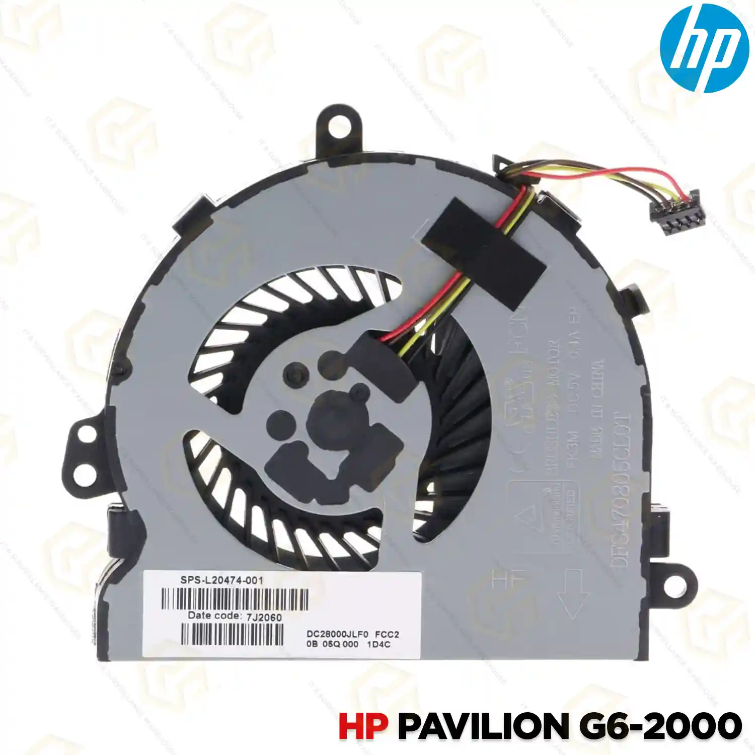 LAPTOP FAN FOR HP PAVILION 15-DB | 15-DR | 250-G7 | 15Q-DX
