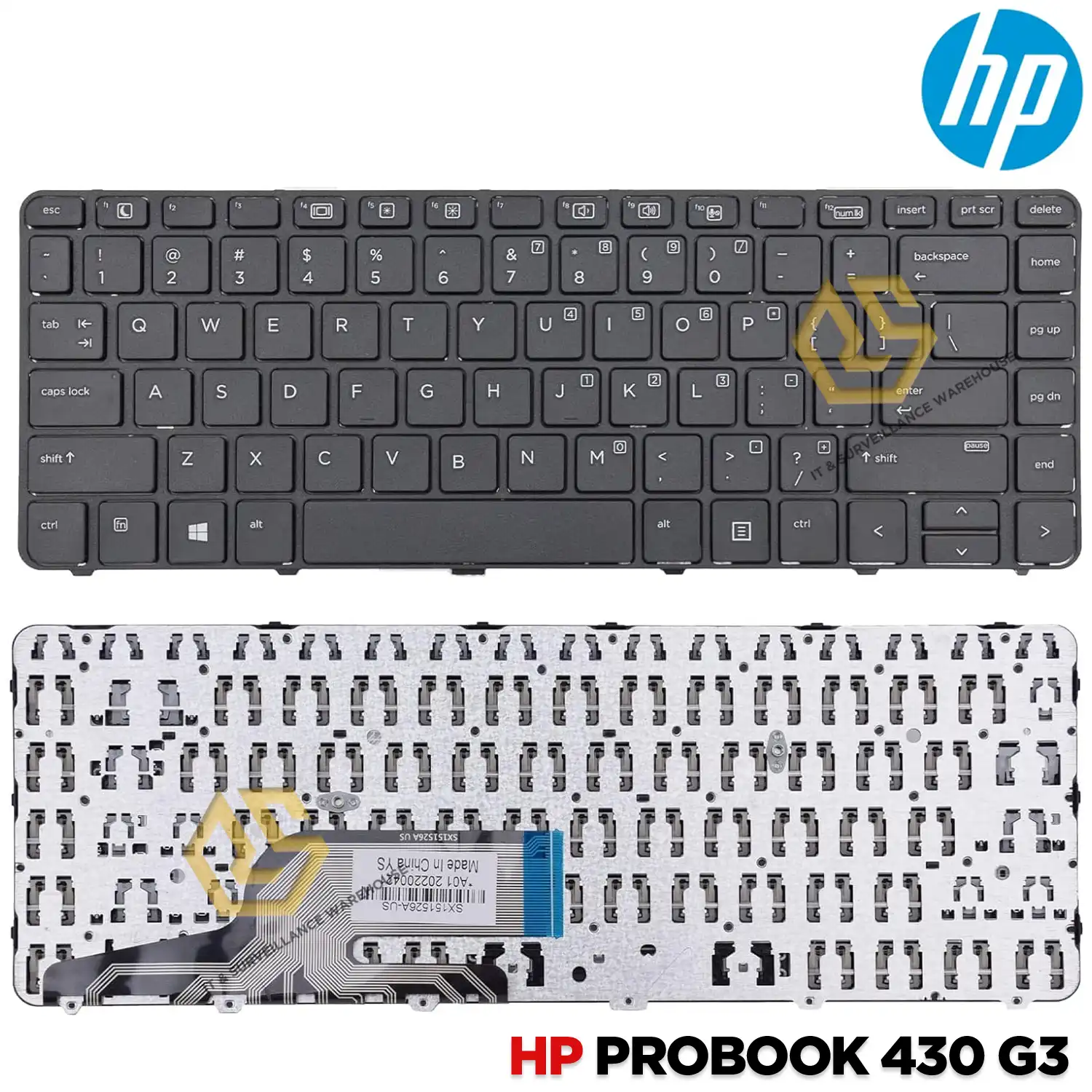 LAPTOP KEYBOARD FOR HP ProBook 430 G3 440 G3 445 G3