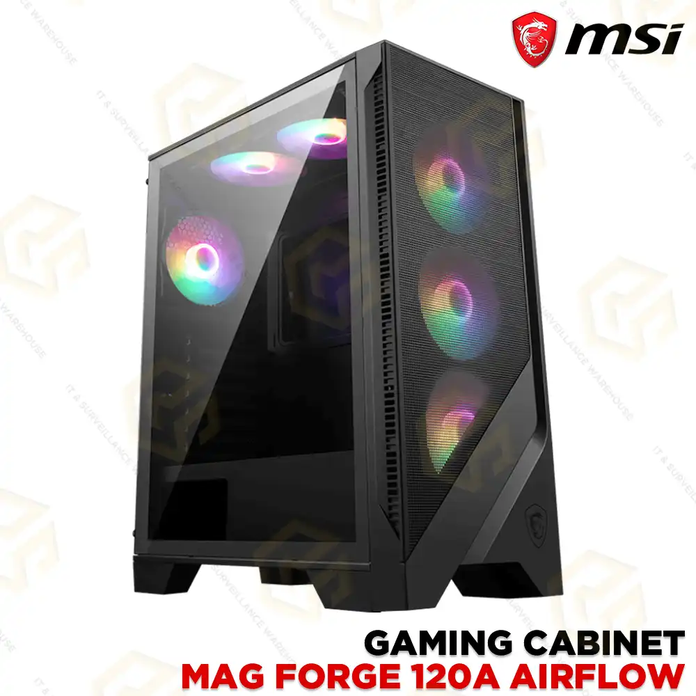 MSI GAMING CABINET W/O SMPS MAG FORGE 120A AIRFLOW