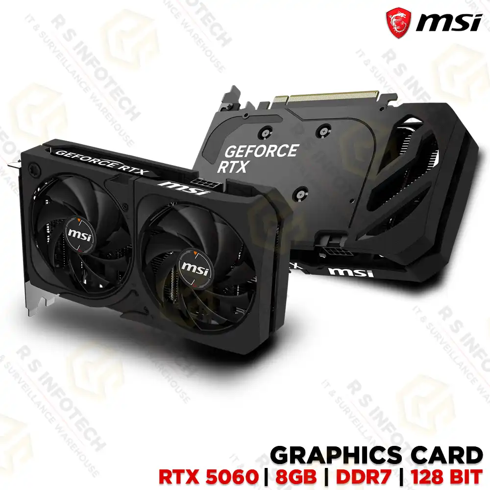MSI GEFORCE RTX 5060 DDR7 8GB SHADOW 2X OC