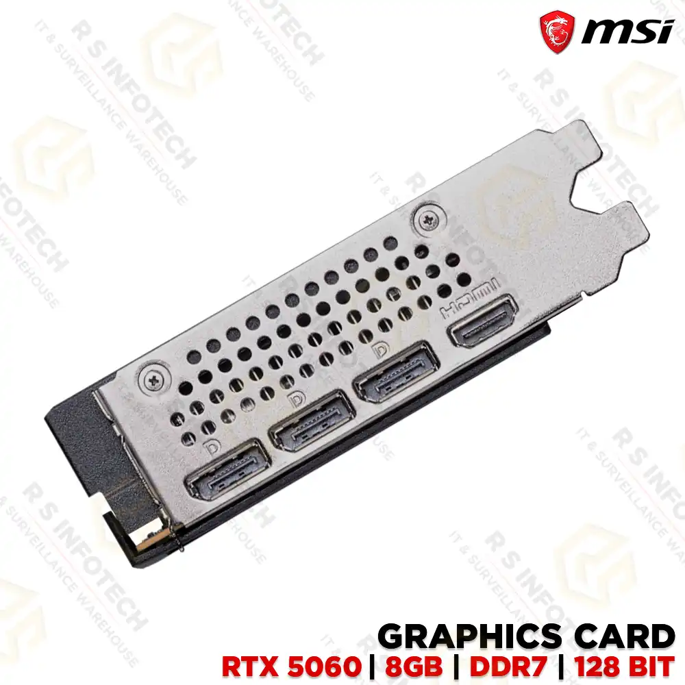 MSI GEFORCE RTX 5060 DDR7 8GB SHADOW 2X OC