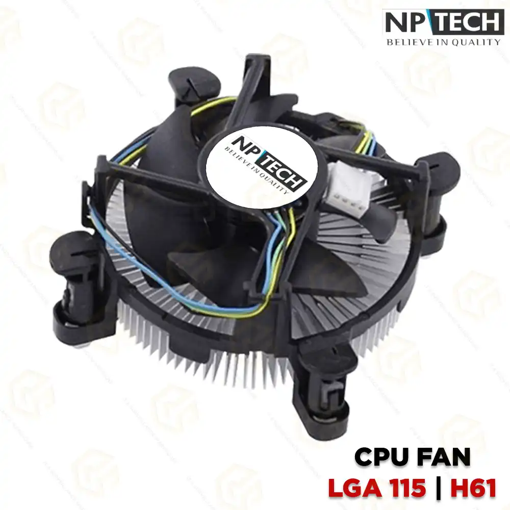 NPTECH MULTI SOCKET CPU FAN (LGA775/1155/1156) (G31/G41/H61/H81)