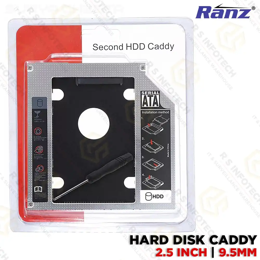 RANZ CADDY DRIVE SATA 9.5MM (SLIM)