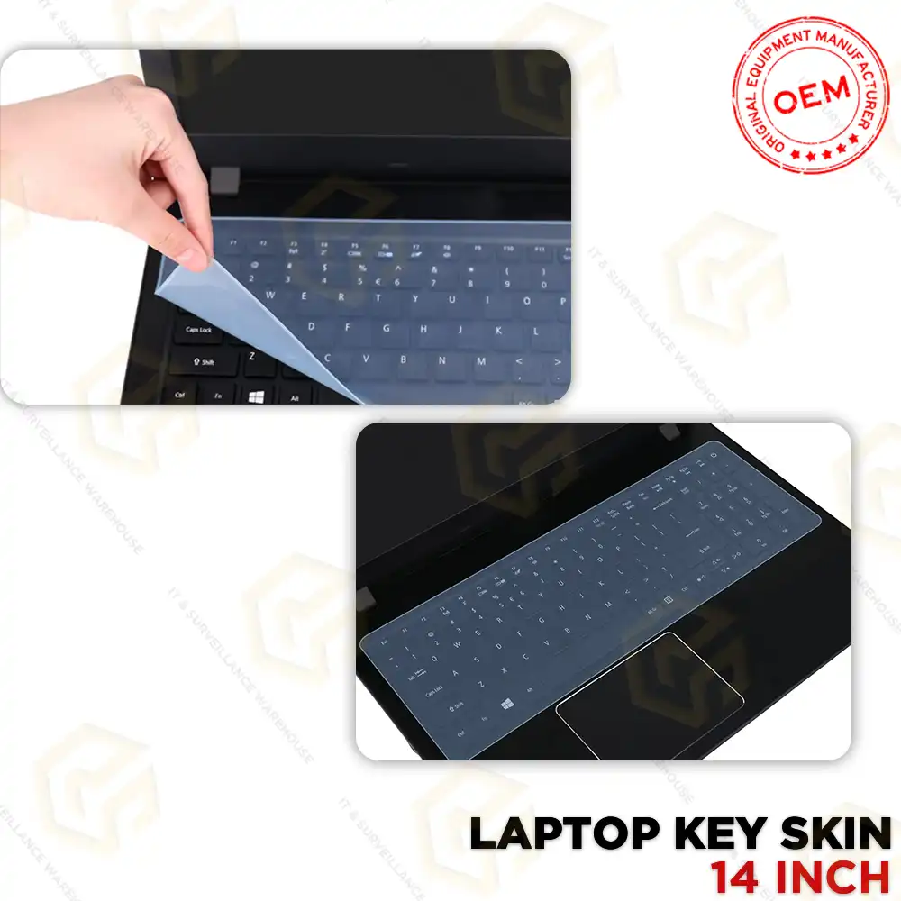 RANZ LAPTOP KEYBOARD SKIN WITHOUT NUMPAD 14 INCH