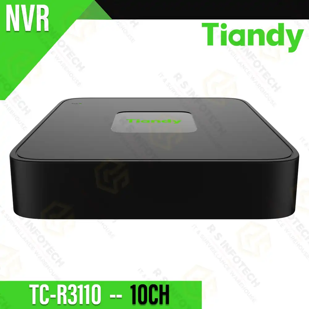 TIANDY 10CH NVR TC-R3110 40MBPS UPTO 5MP