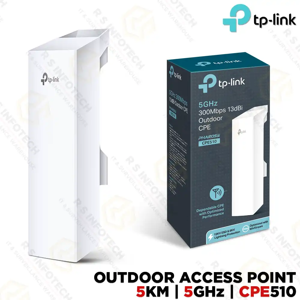 TP-LINK OUTDOOR POINT TO POINT CPE510 5KM | 5GHZ