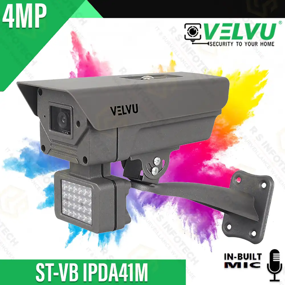 VELVU 4MP IP STAR LIGHT COLOR+MIC BULLET CAMERA ST-VB IP-DA41M