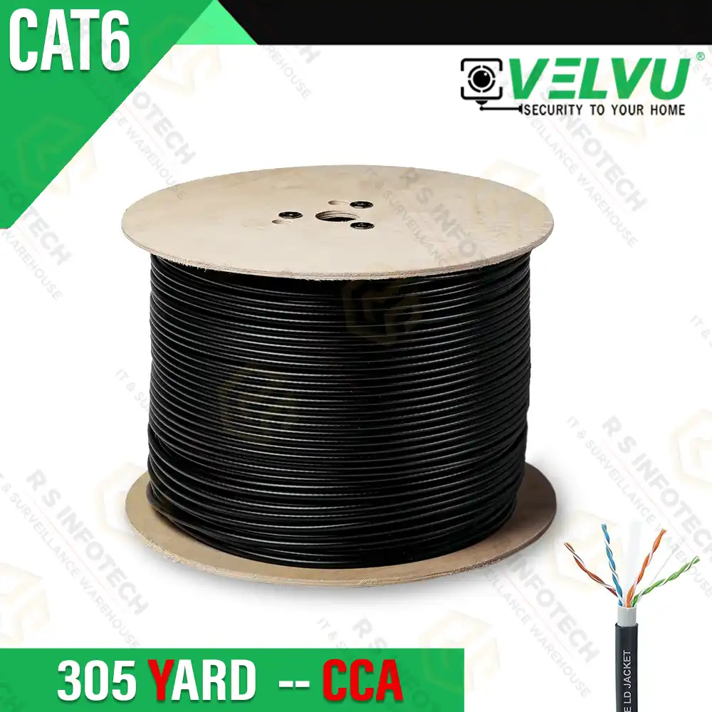 VELVU CAT.6 OUTDOOR CC CABLE 305 YARD