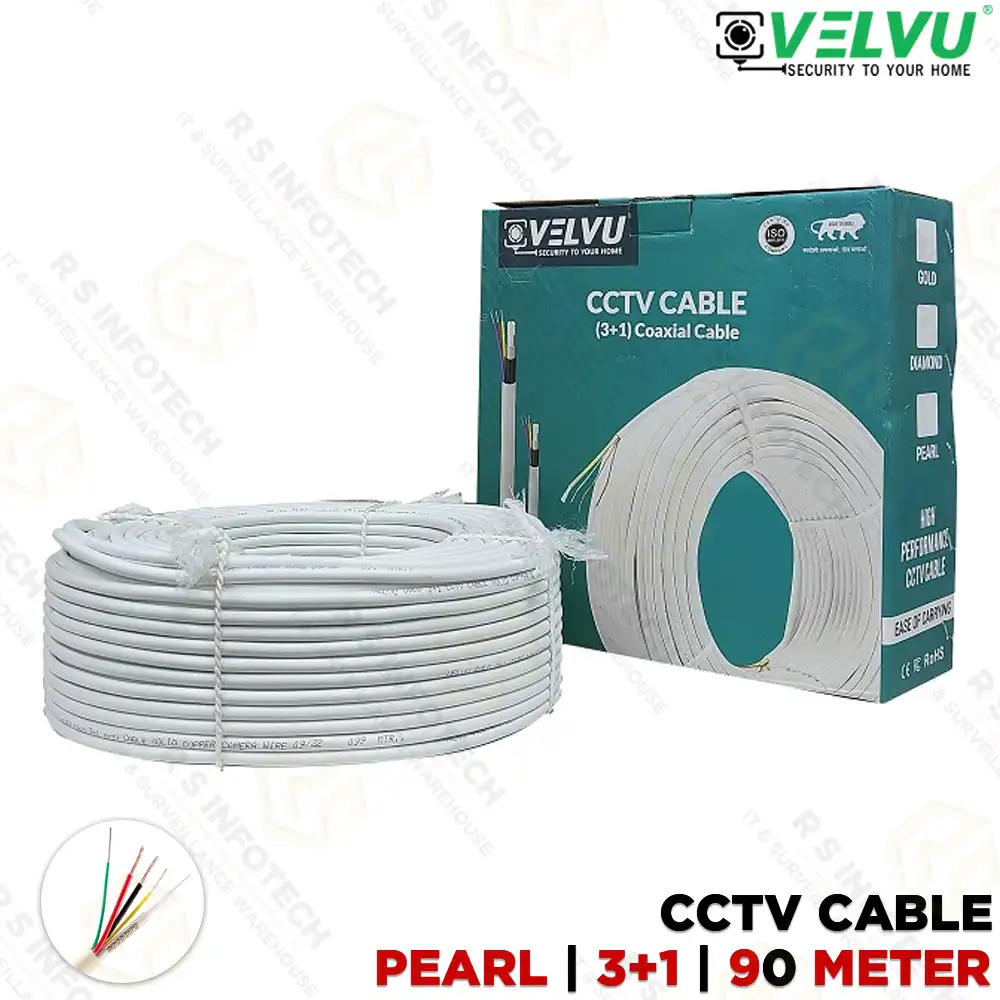 VELVU PEARL 3+1 CCTV CABLE 90MTR