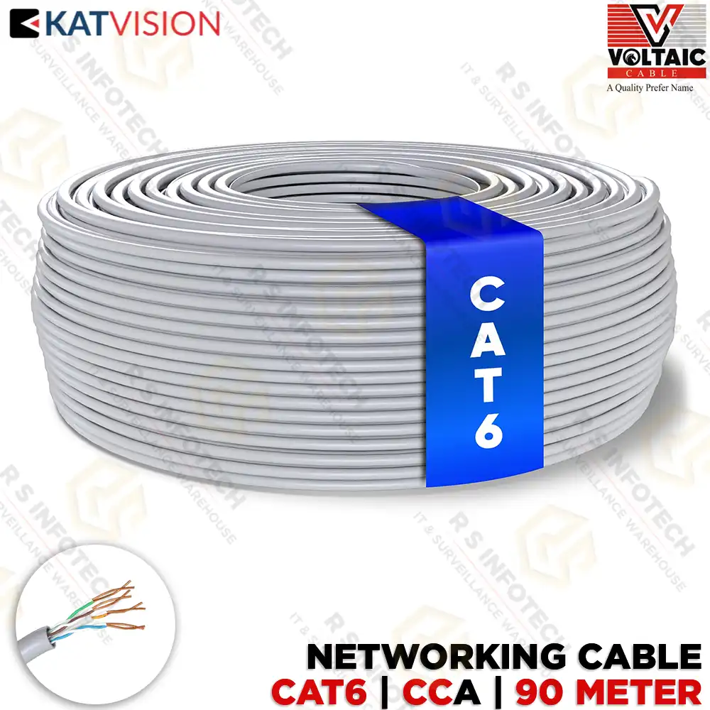 VOLTAIC CAT6 INDOOR 90MTR CCTV CABLE