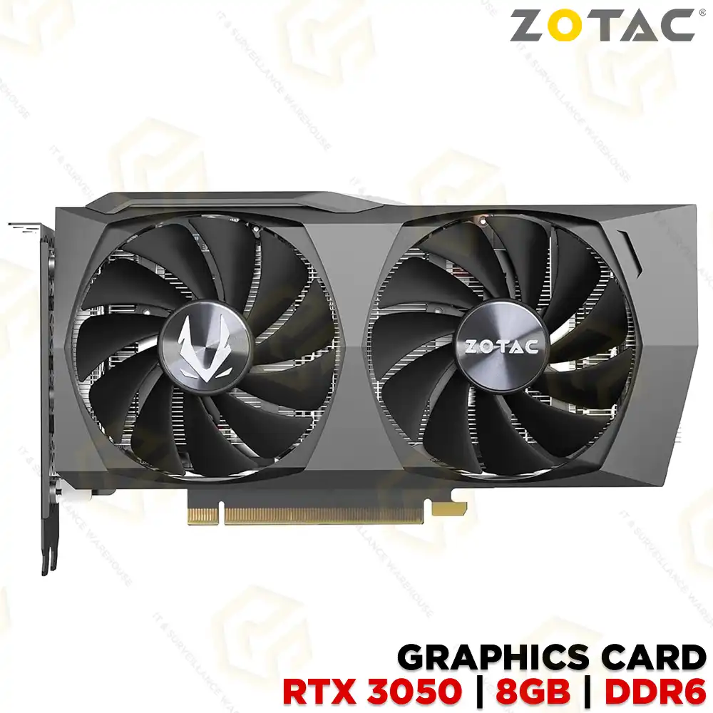 ZOTAC GEFORCE RTX 3050 8GB | 128BIT GDDR6 GRAPHICS CARD